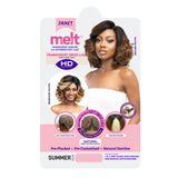 Janet HD Melt Transparent Hairline Extended Part Lace Front Wig - Summer