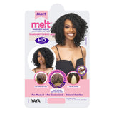 Janet HD Melt Transparent Hairline Extended Part Lace Front Wig - Yaya