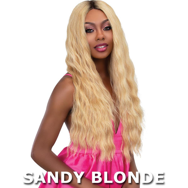 Janet Melt Natural Hairline Extended Part Lace Front Wig - Angel
