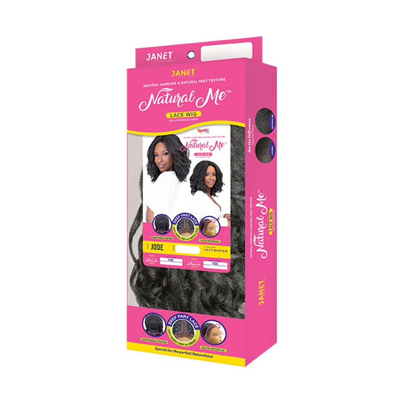 Janet Natural Me Yaky Texture Hair Lace Front Wig - AMANI