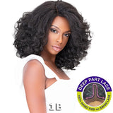 Janet Natural Me Yaky Texture Hair Lace Front Wig - HAZEL