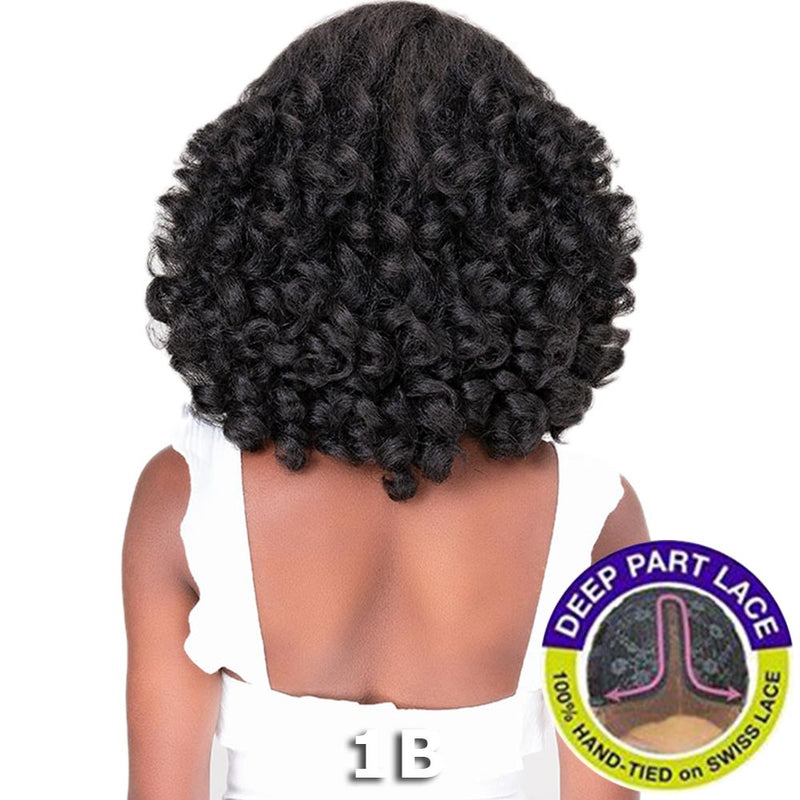 Janet Natural Me Yaky Texture Hair Lace Front Wig - HAZEL