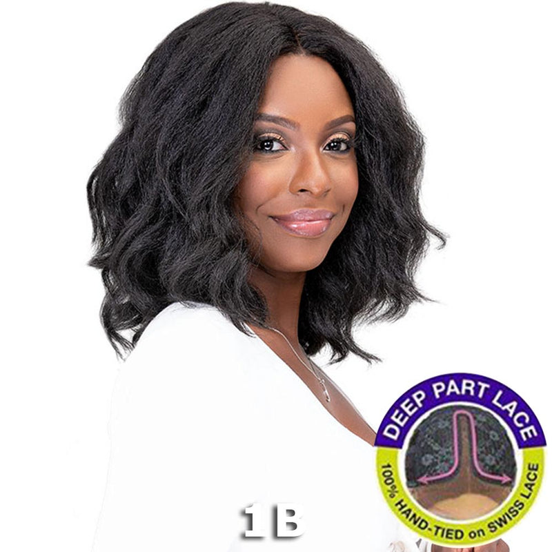 Janet Natural Me Yaky Texture Hair Lace Front Wig - JODE