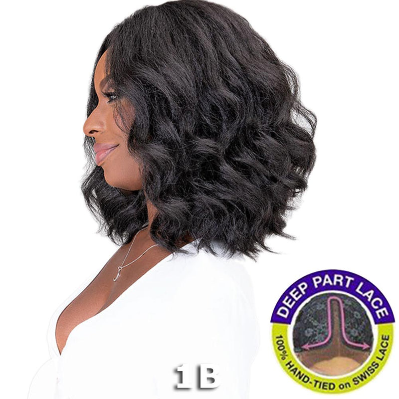 Janet Natural Me Yaky Texture Hair Lace Front Wig - JODE