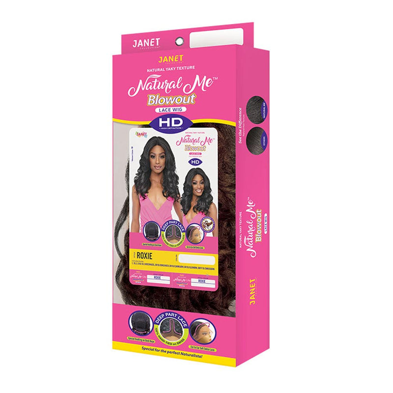 Janet Natural Me Blowout Yaky Texture Hair Lace Front Wig - Roxie