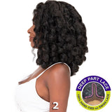 Janet Natural Me Yaky Texture Hair Lace Front Wig - AMANI