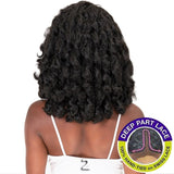 Janet Natural Me Yaky Texture Hair Lace Front Wig - AMANI