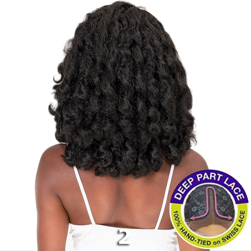 Janet Natural Me Yaky Texture Hair Lace Front Wig - AMANI