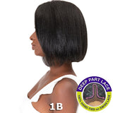 Janet Natural Me Yaky Texture Hair Lace Front Wig - ANN