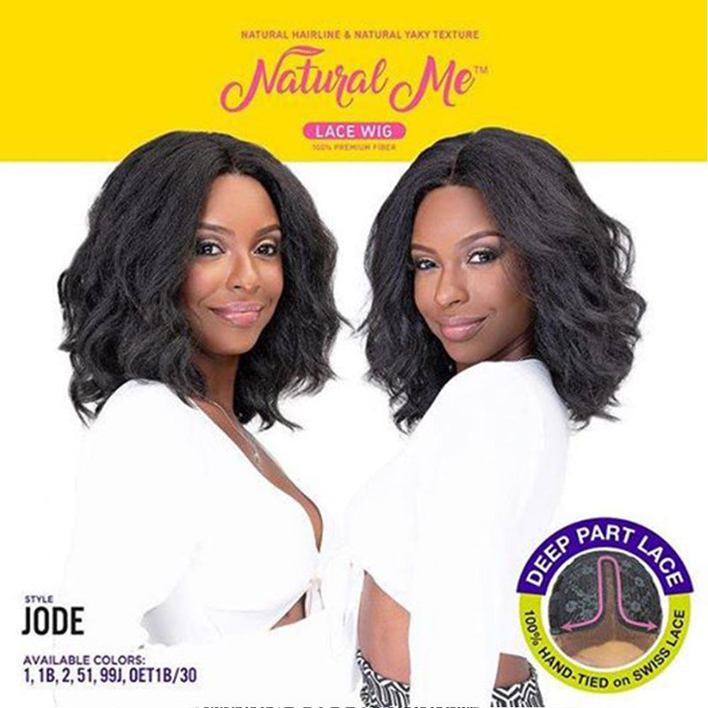 Janet Natural Me Yaky Texture Hair Lace Front Wig - JODE