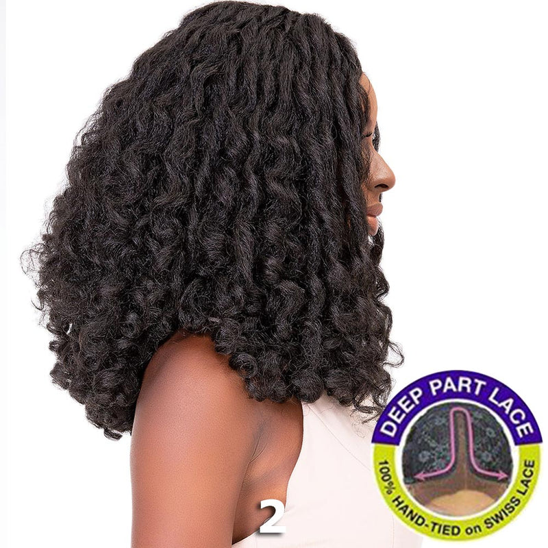 Janet Natural Me Yaky Texture Hair Lace Front Wig - JENNA