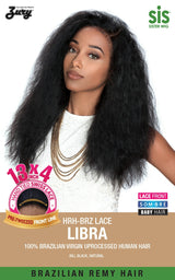 Zury Sis Unprocessed Human Hair 13"X4" Free-Parting Lace Front Wig - Libra