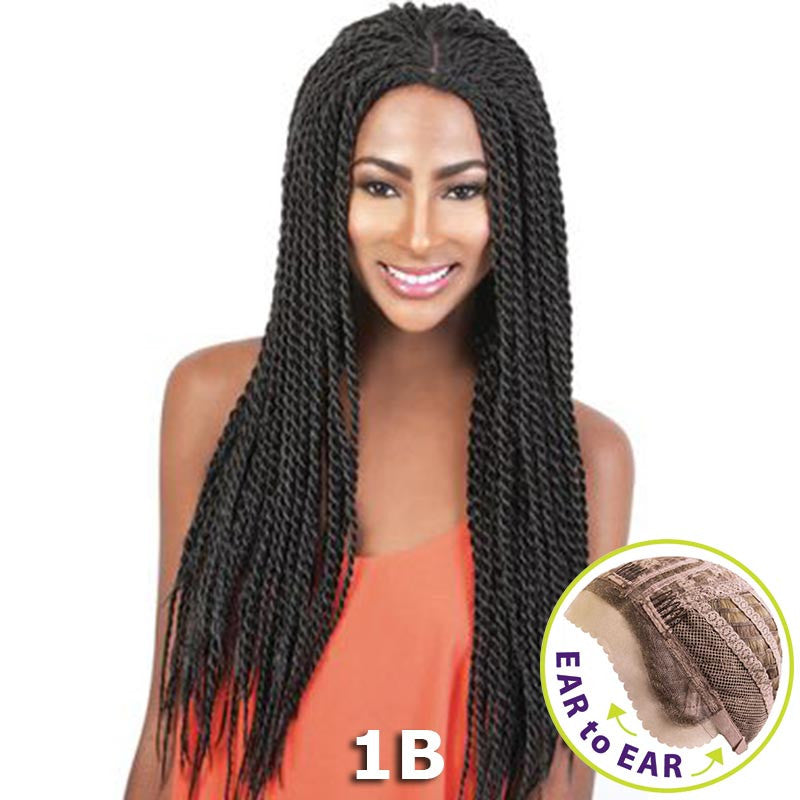 BeShe Braid Lace Front Wig - LACE-SEN - SENEGAL TWIST (26")