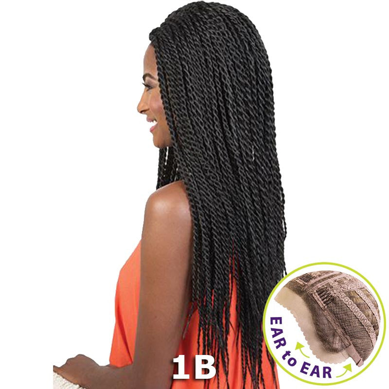 BeShe Braid Lace Front Wig - LACE-SEN - SENEGAL TWIST (26")