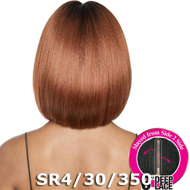 Brown Sugar Side-2-Side 6" Deep Lace Wig - BSD2606 PHEONIX ARI 12"