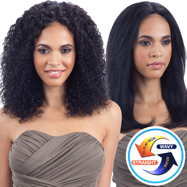 Naked Nature Unprocessed Remy Wet & Wavy Hair Weave - Beach Curl 7PCS