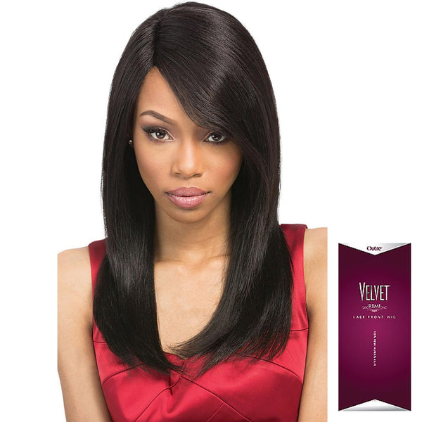 Velvet Remi Hair Lace Front Wig - Yaki 18"