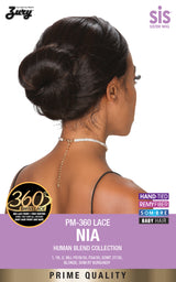 Zury Sis Prime Human Hair Blend 360° Swiss Lace Wig - NIA