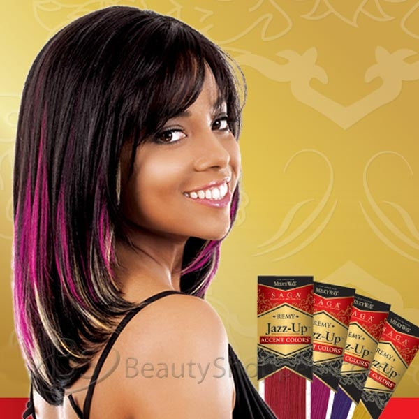 SAGA Remy Weave -  JAZZ-UP (Accent Colors)