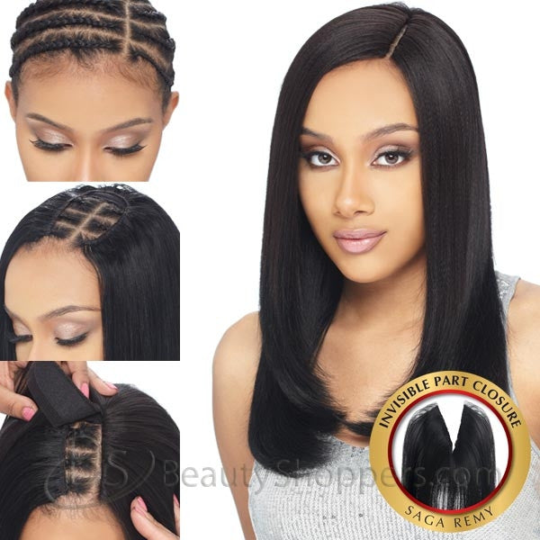 Saga Remy Hair Saga Invisible Part Closure