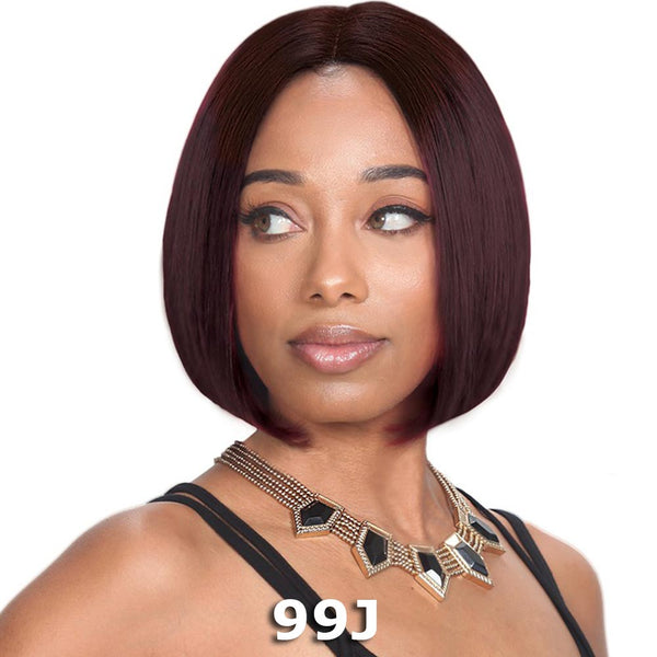 Zury Sis Royal 100% Human Hair Swiss Lace Wig - Blanc