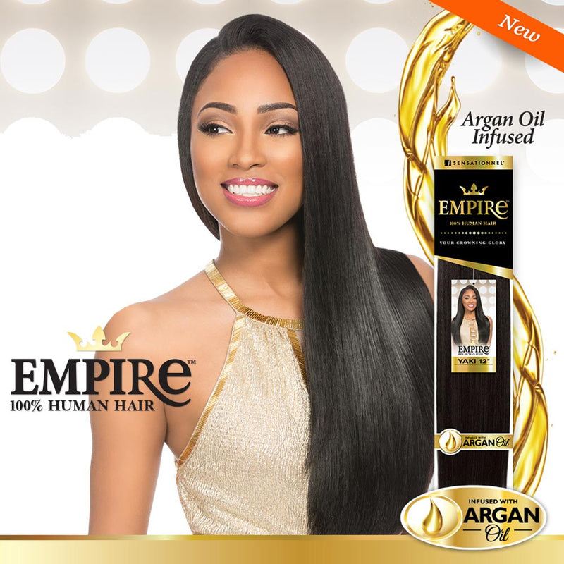 Sensationnel Empire Human Hair Weave - YAKI (Infused with Argan Oil)
