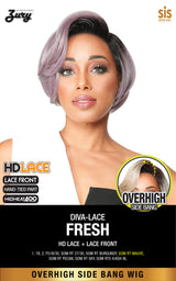 Zury Sis Diva Overhigh Side Bang HD-Lace Wig - FRESH