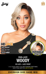 Zury Sis Diva Overhigh Side Bang HD-Lace Wig - WOODY