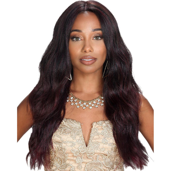 Zury Sis Prime Human Hair Blend 13"X4" Free-Parting Lace Front Wig - Brady