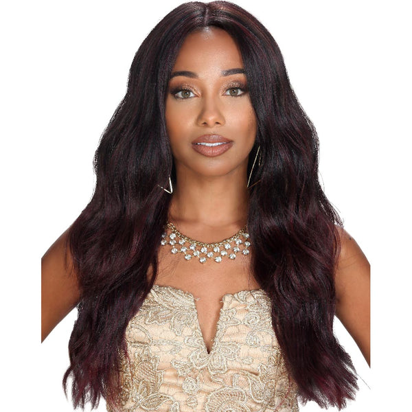 Zury Sis Prime Human Hair Blend 13"X4" Free-Parting Lace Front Wig - BRADY