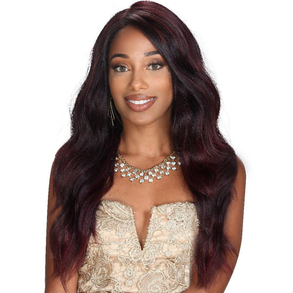 Zury Sis Prime Human Hair Blend 13"X4" Free-Parting Lace Front Wig - BRADY