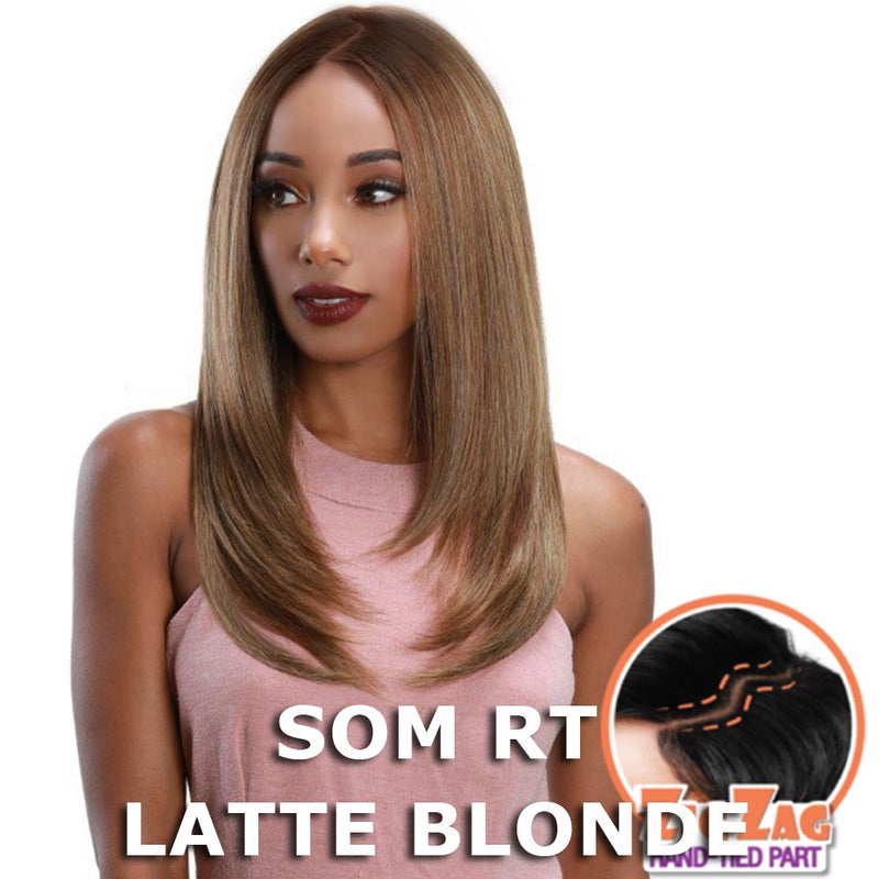 Zury Sis Slay Free Shiftable ZigZag Part Lace Front Wig - FAME