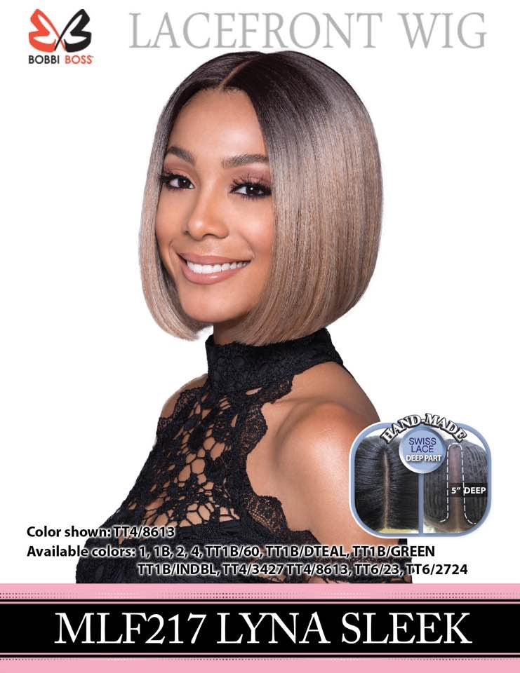BobbiBoss 5" Deep Part Lace Front Wig - MLF217 Lyna Sleek