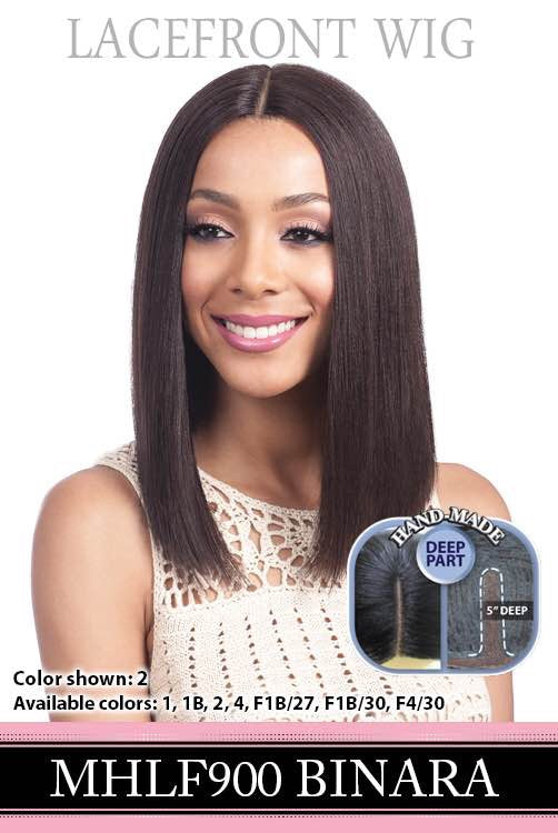 BobbiBoss Human Hair Lace Front Wig - MHLF900 BINARA