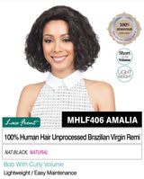 BobbiBoss Unprocessed Hair Lace Front Wig - MHLF406 AMALIA