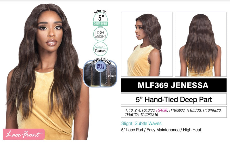 BobbiBoss 5" Deep Part Swiss Lace Front Wig - MLF369 JENESSA