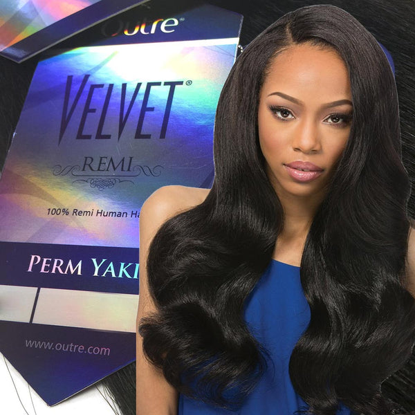 Velvet Remi Human Hair Weave - Perm Yaki Weaving