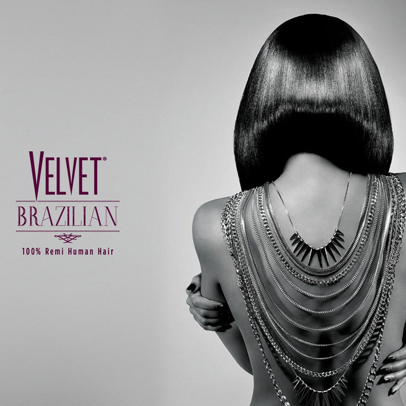 Velvet Brazilian Remi Human Hair Weave - Yaki Weaving