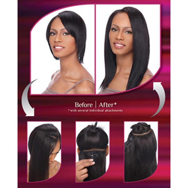 Sensationnel 100% Human Hair - YAKI CLIP-IN WEAVES 12"