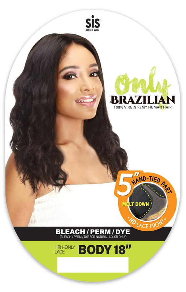 Zury Sis Only Brazilian Hair 5" Deep Part Lace Front Wig - Body (18")