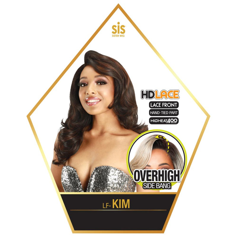 Zury Sis Diva Overhigh Side Bang HD-Lace Wig - Kim
