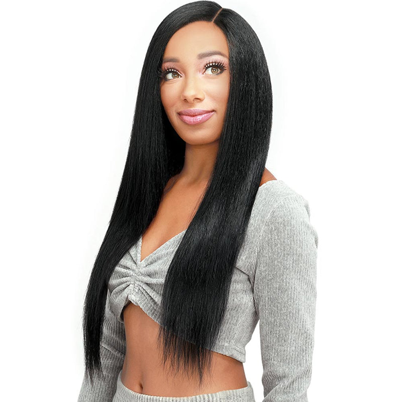 Zury Sis Natural Dream Silk Press Human Hair Texture Lace Front Wig - ND2 (28")
