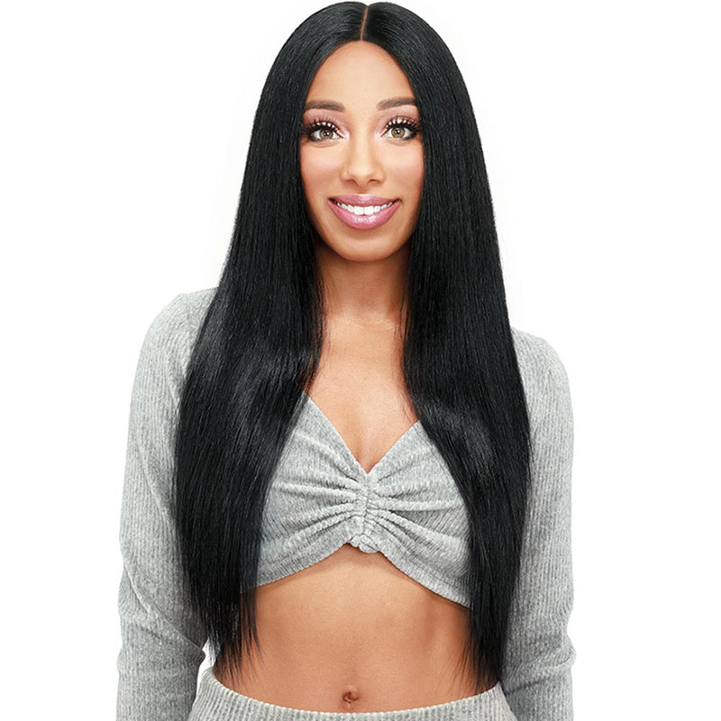 Zury Sis Natural Dream Silk Press Human Hair Texture Lace Front Wig - ND2 (28")