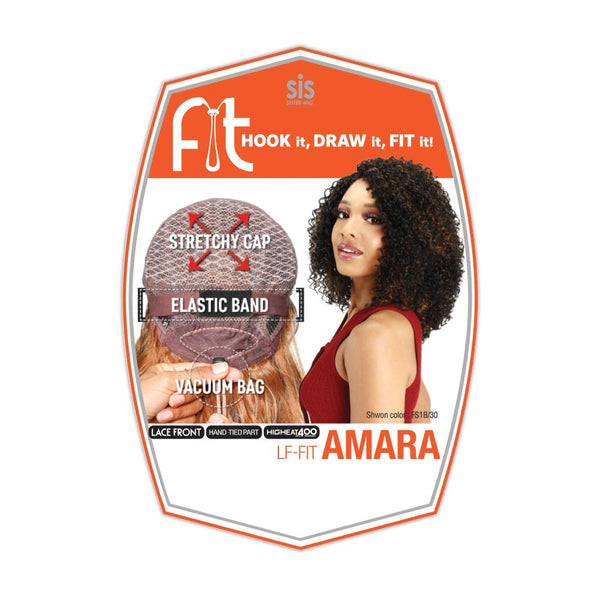 Zury Sis Fit Cap Synthetic Hair HD Lace Front Wig - Amara