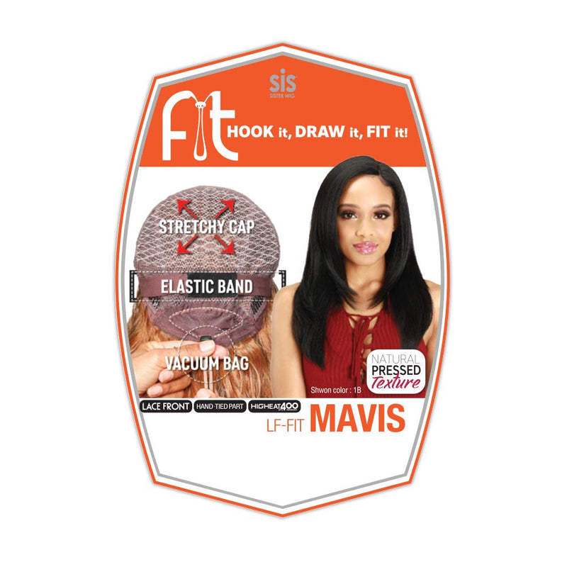 Zury Sis Fit Cap Synthetic Hair HD Lace Front Wig - Mavis