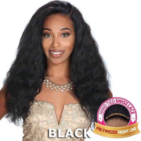 Zury Sis Unprocessed Human Hair 13"X4" Free-Parting Lace Front Wig - VIRGO