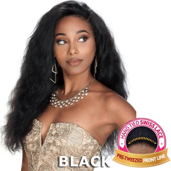 Zury Sis Unprocessed Human Hair 13"X4" Free-Parting Lace Front Wig - VIRGO