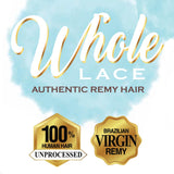 Zury Sis Unprocessed Brazilian Remy Hair Whole Lace Wig - Straight 24"