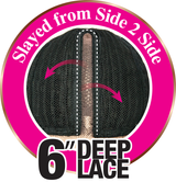 Brown Sugar Side-2-Side 6" Deep Lace Wig - BSD2602 ROME ARI