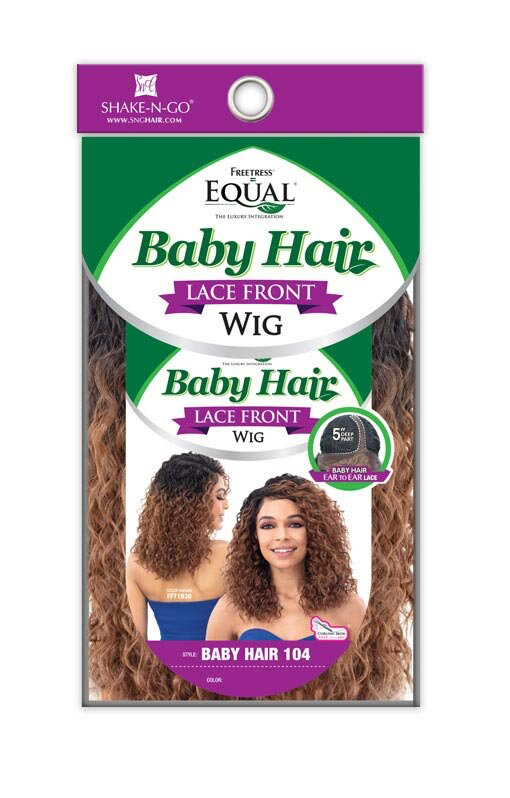 FreeTress Equal 5" Deep Part Baby Hair Lace Front Wig - Baby Hair 104